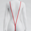 Bacio Fantezi Kırmızı Arkası Açık Seksi Saten Gecelik İç Giyim BC10116 - Thumbnail Image 2