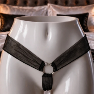 Bacio Fantezi Taşlı Metalli String-Tanga BC1296