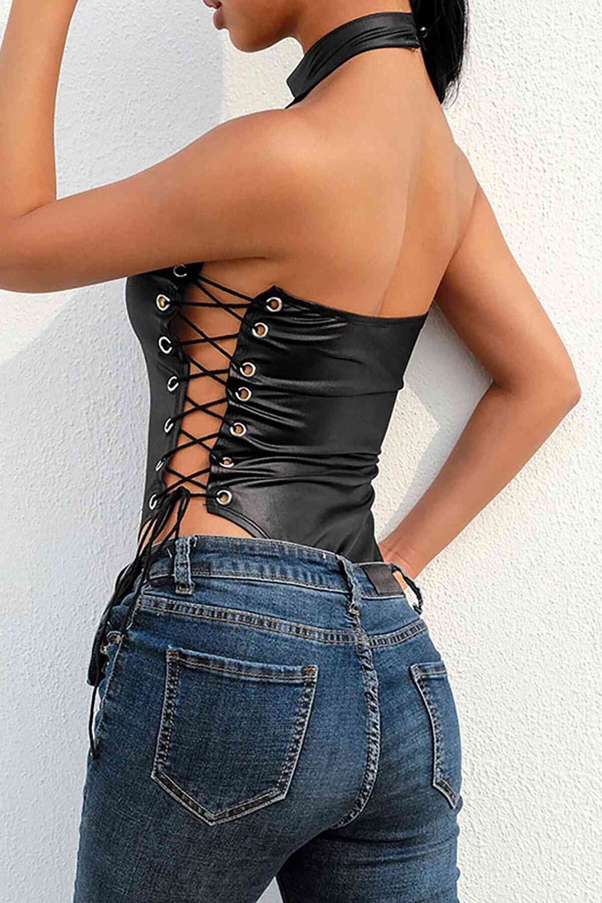 bacio-fantezi-deri-parlak-gorunumlu-metalli-body-bc-5426-1