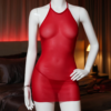 Bacio Büyük Beden Kırmızı Fantazi Seksi Tül Babydoll BC3223 - Thumbnail Image 1