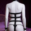 Bacio Fantezi Tasmalı Kelepçeli Sırtı Açık Seksi Gecelik  BC9207 - Thumbnail Image 2