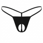 Siyah Özel Bölgesi Açık Kadın String BC0056