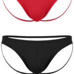 Fantezi Arkası Açık Seksi 2'li Erkek Külot BC4625