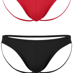 Fantezi Arkası Açık Seksi 2'li Erkek Külot BC4625