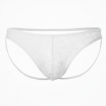 Seksi Dantelli Arkası Açık Seksi Beyaz Erkek Külot BC4628