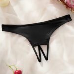 Kadın Siyah Ağ bölgesi Açık Külot BC0058