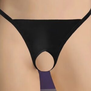 Siyah Özel Bölgesi Açık Kadın String BC0056